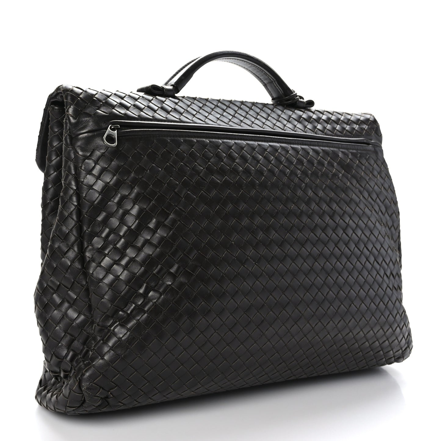 Intrecciato VN Briefcase Ebano