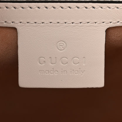 Gucci Calfskin Maxi Sylvie Top Handle Bag White 6 of 10