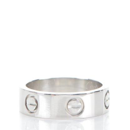 Cartier Platinum 5.5mm LOVE Ring 50 5.25 3 of 4