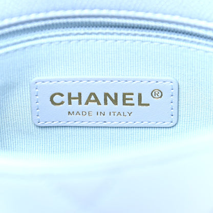 Chanel Iridescent Caviar Quilted Mini My Perfect Flap Light Blue 6 of 9