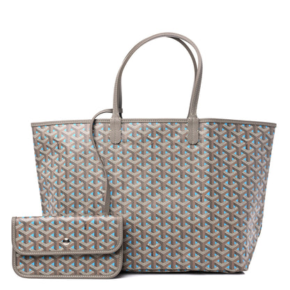 Goyard Goyardine Saint Louis Claire Voie PM Grege Turquoise 1 of 8
