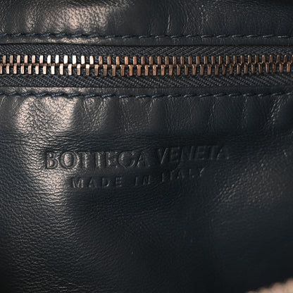 Bottega Veneta Grained Calfskin Maxi Intrecciato Brick Cassette Bag Deep Blue 6 of 9