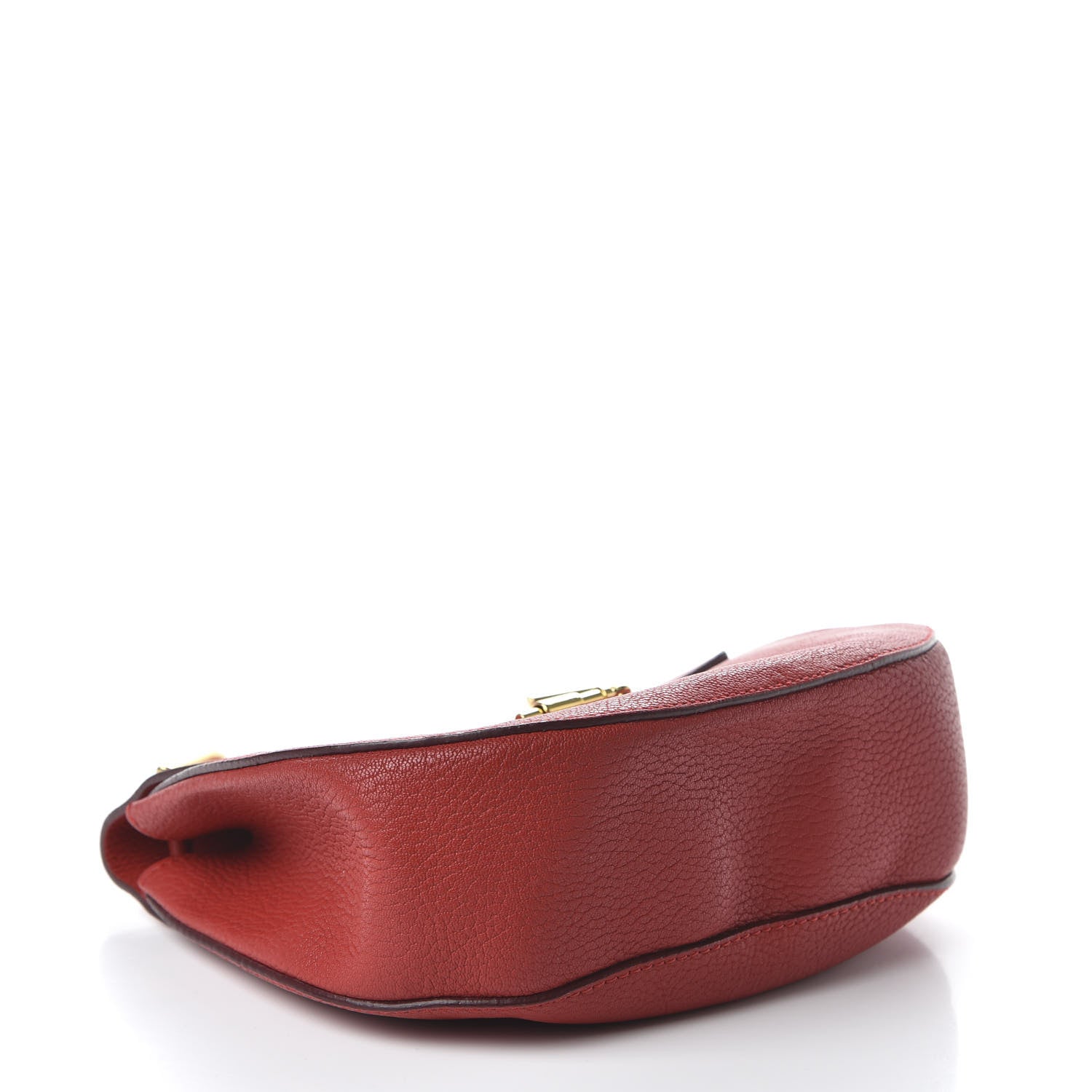 Chloe Grained Lambskin Drew Shoulder Bag Plaid Red 4 of 11