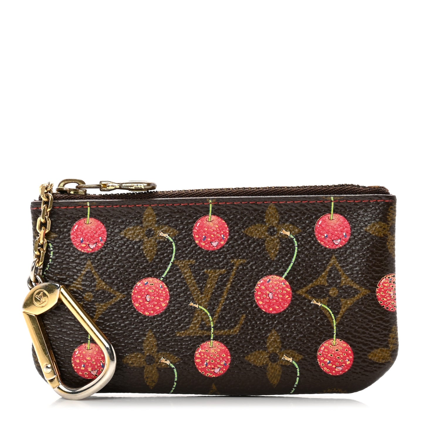 Monogram Cerises Key Pouch