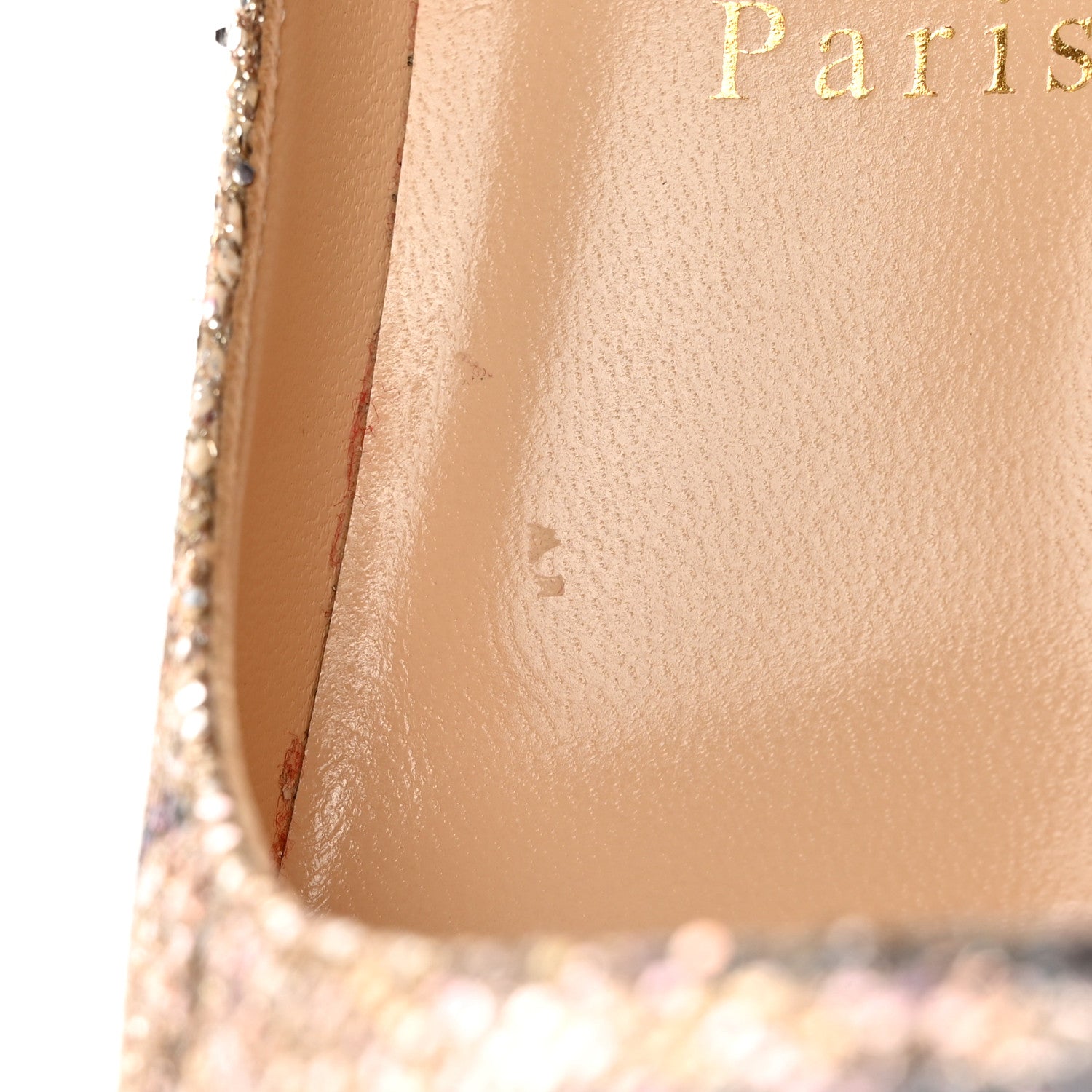 Christian Louboutin Glitter Sirene So Kate 120 Pumps 37.5 Gold 17 of 17