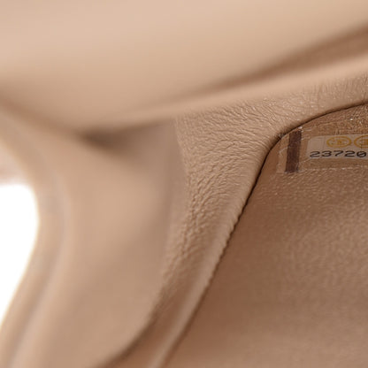 Chanel Caviar Quilted Medium Double Flap Beige Clair 8 of 8