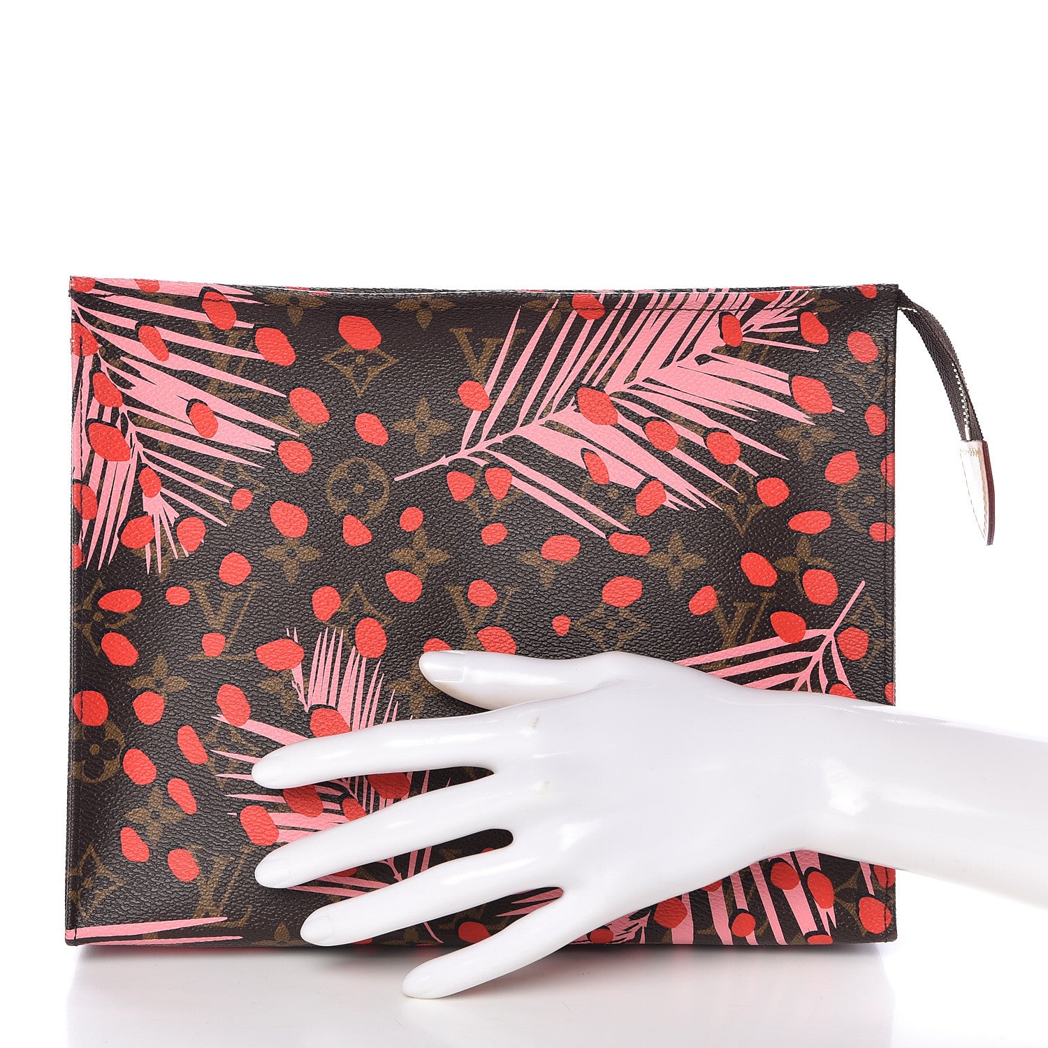 Louis Vuitton Monogram Jungle Dots Toiletry Pouch 26 Sugar Pink Poppy 2 of 7