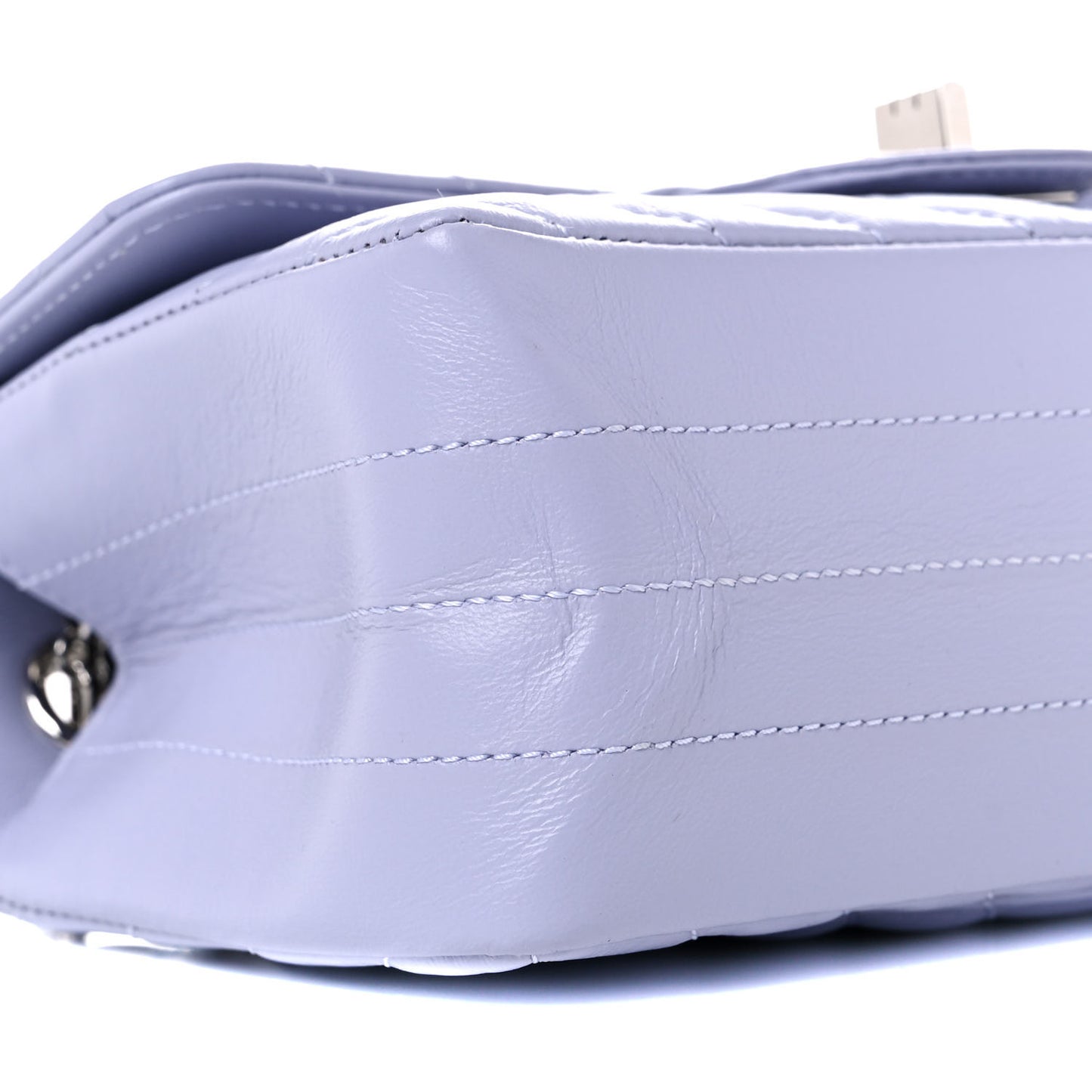Aged Calfskin Chevron Quilted 2.55 Reissue Mini Flap Light Purple