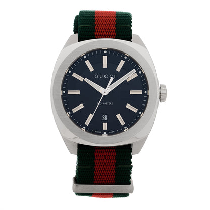 Gucci Stainless Steel Nylon 41mm GG2570 Quartz Watch Black 1 of 4