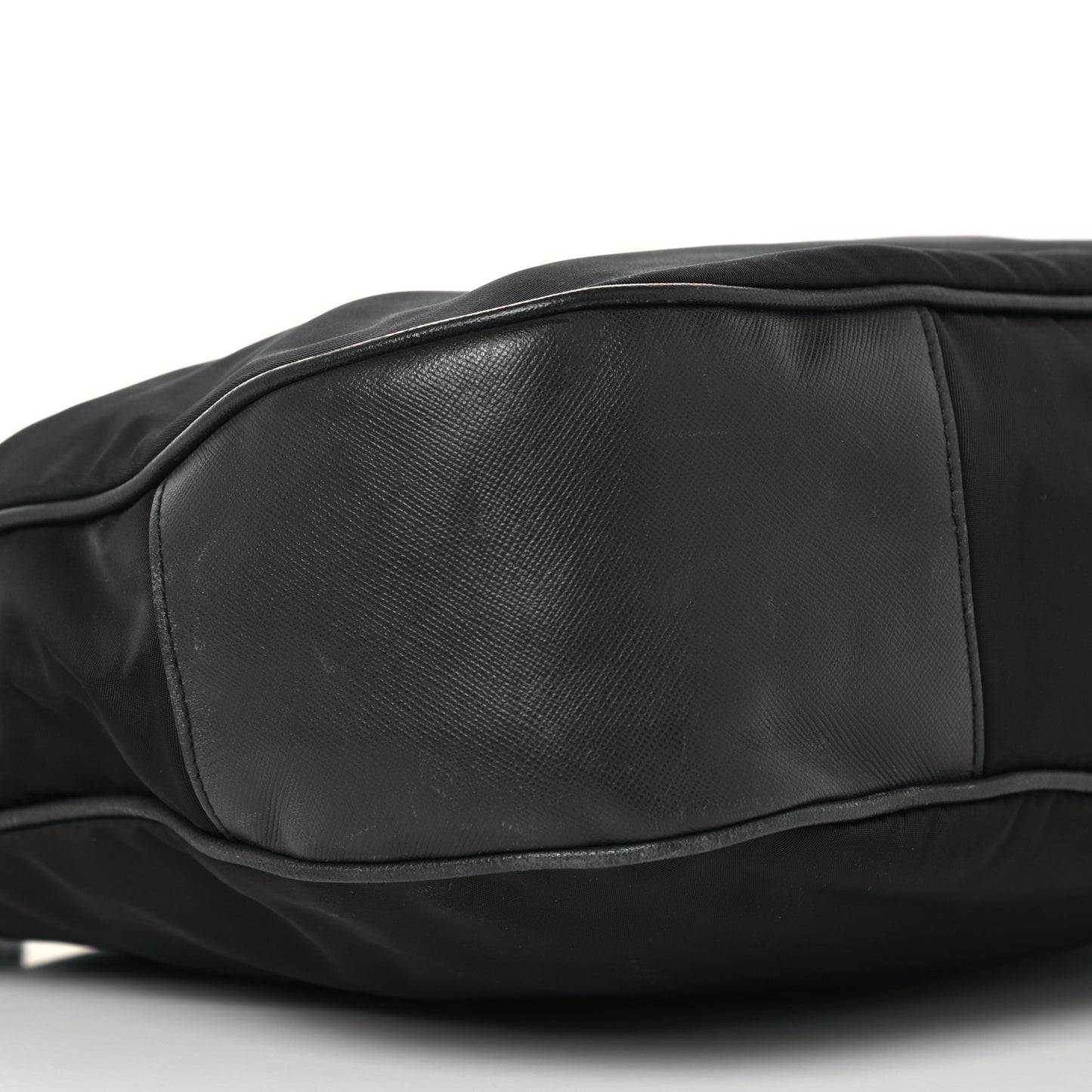 Tessuto Nylon Saffiano Hobo Baltico