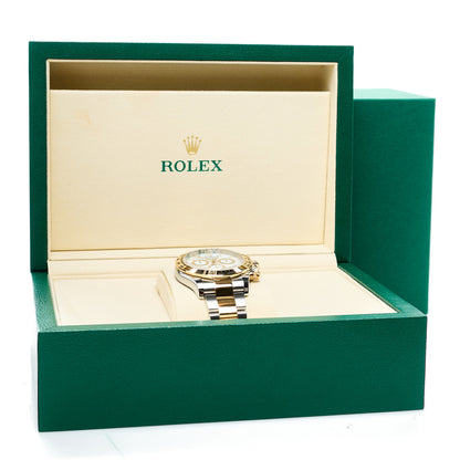 Rolex Stainless Steel 18K Yellow Gold 40mm Oyster Perpetual Cosmograph Daytona Watch White 126503 5 of 5