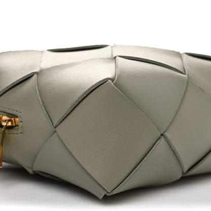 Bottega Veneta Lambskin Maxi Intrecciato Mini Cassette Camera Bag Travertine 8 of 11
