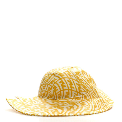 Fendi X SARA COLEMAN Canvas FF Vertigo Bucket Hat L Mimosa White 5 of 8