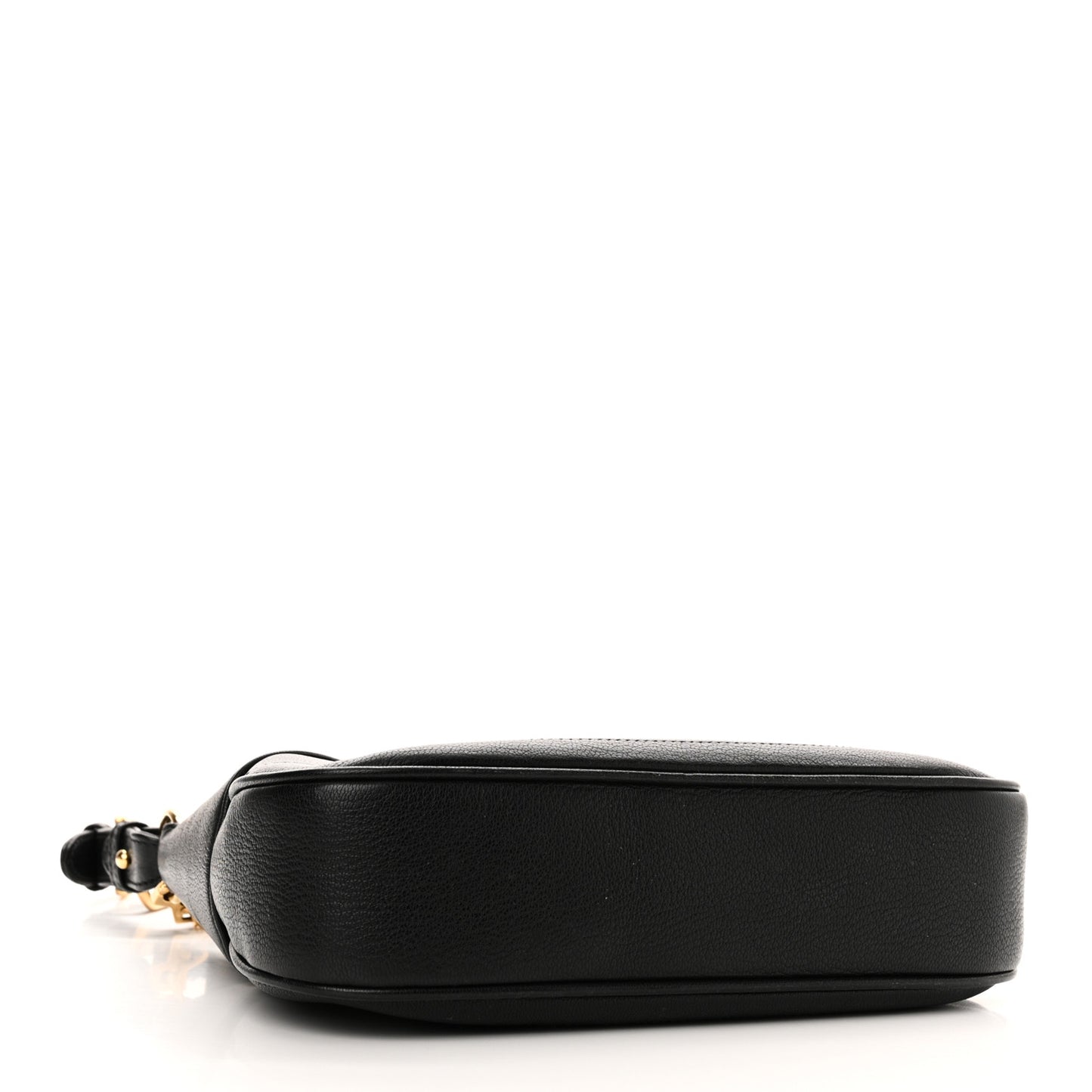Goatskin Small Aphrodite Shoulder Bag Black