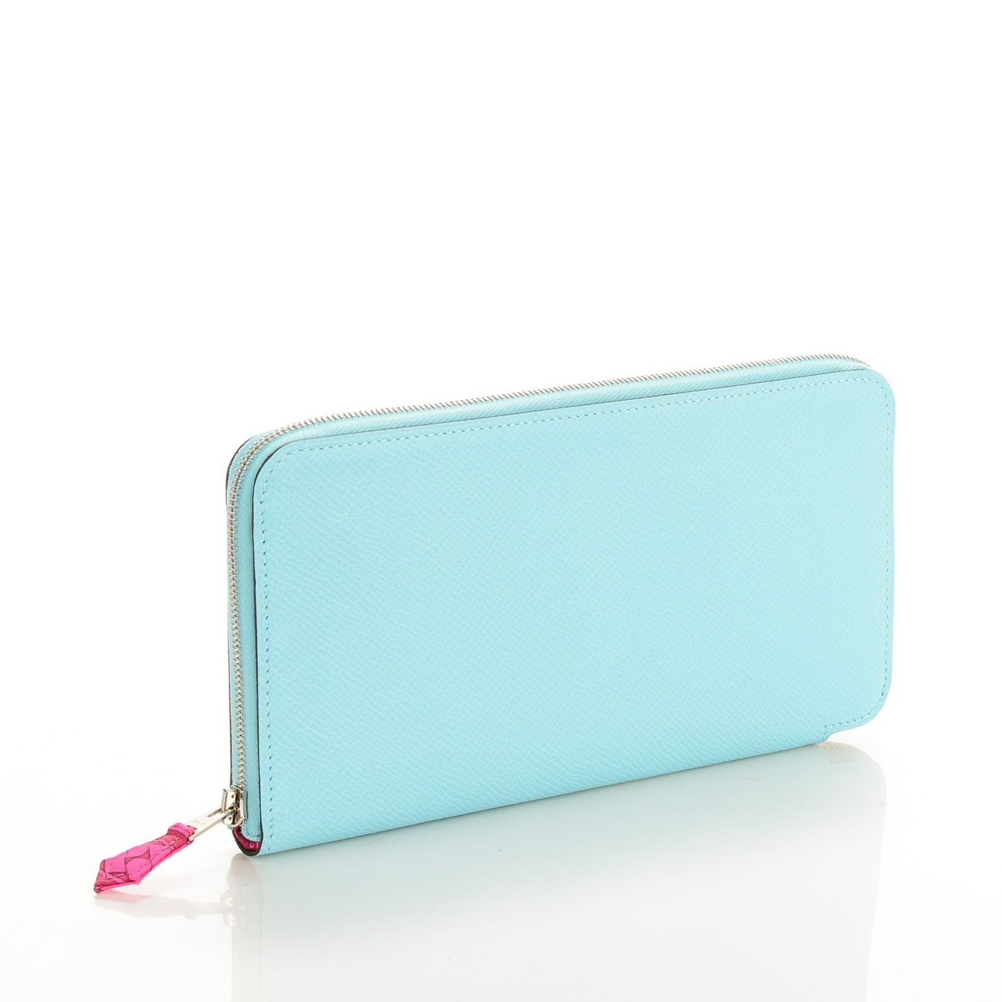 Epsom Silk'In Wallet Bleu Atoll Rose Tyrien