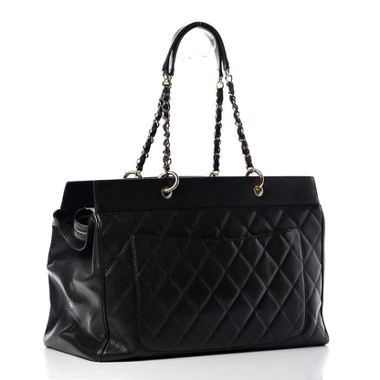 Chanel Caviar Quilted CC Tote Black 3 of 15