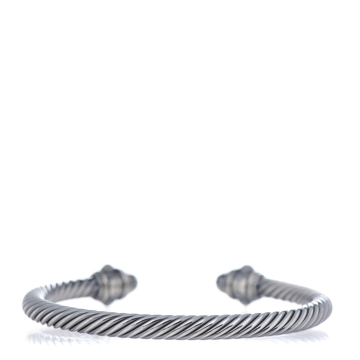 David Yurman Darkened Sterling Silver 5mm Renaissance Bracelet 3 of 4