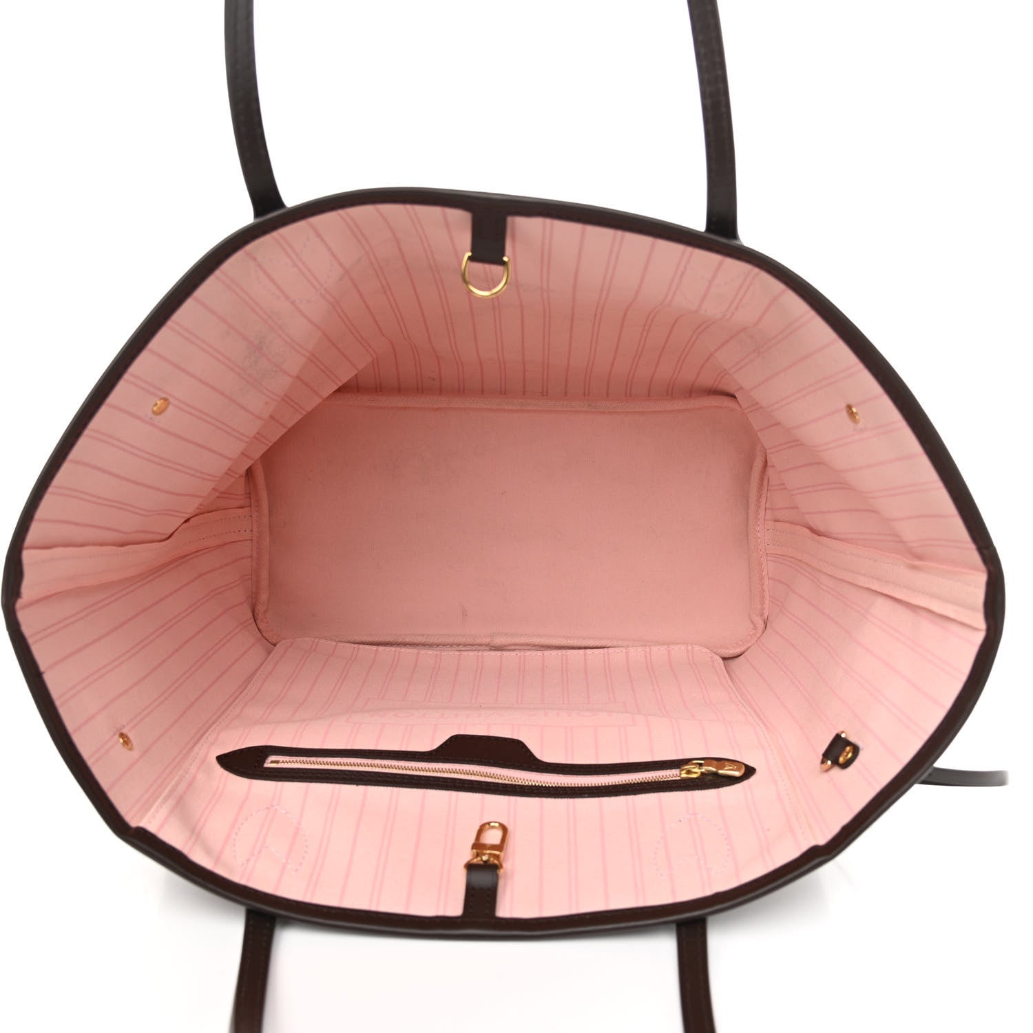 Louis Vuitton Damier Ebene Neo Neverfull MM Rose Ballerine 6 of 13
