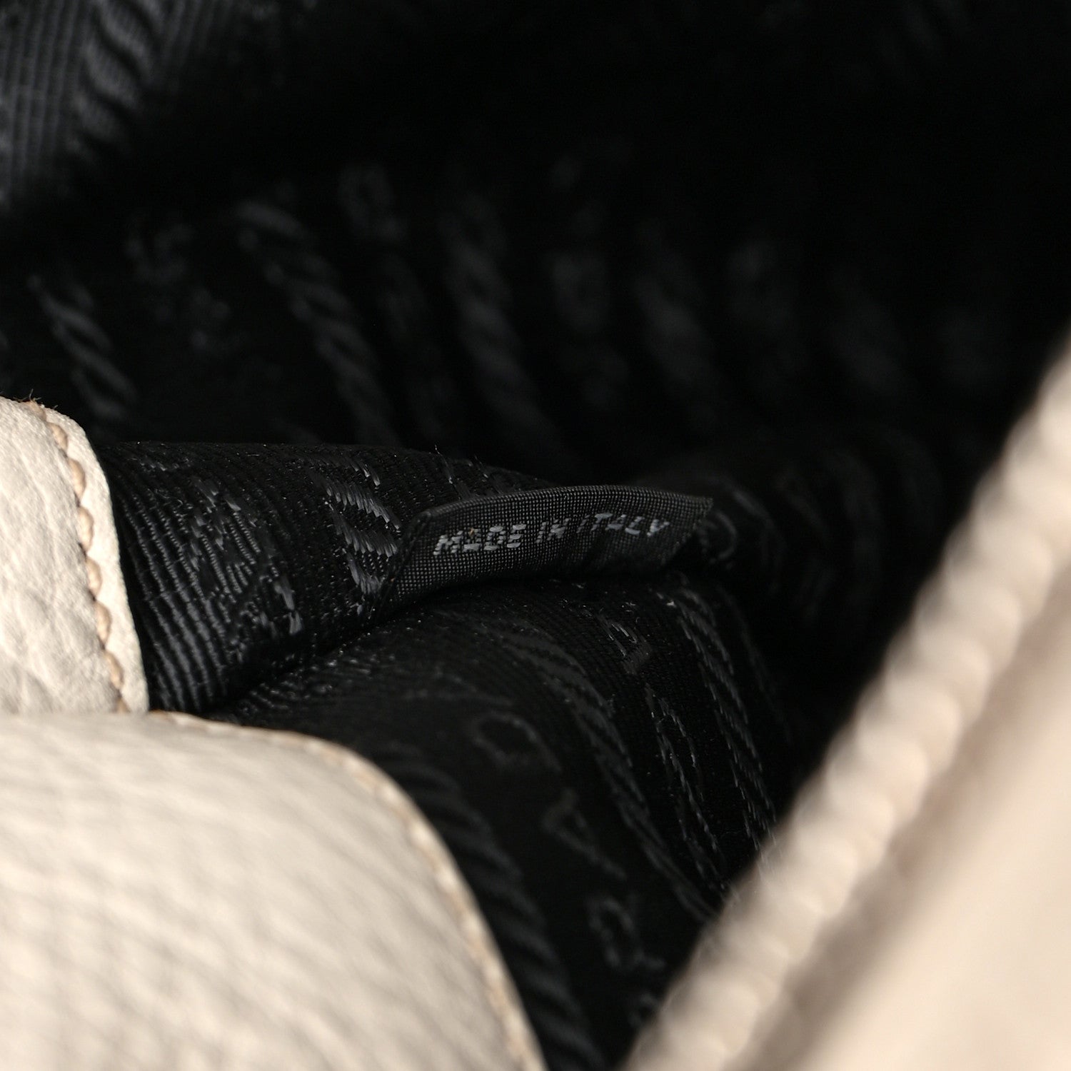 Prada Vitello Daino Shopping Tote Talco 8 of 17
