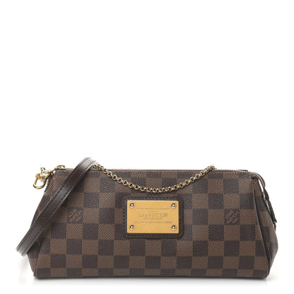 Louis Vuitton Damier Ebene Eva Clutch 1 of 13