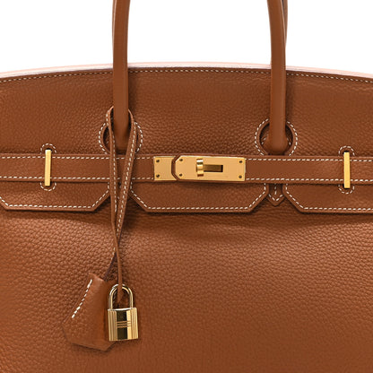 Hermes Togo Birkin 35 Gold 8 of 10