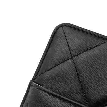 Chanel Lambskin Quilted Chanel 19 Phone and Card Holder Black 8 of 10