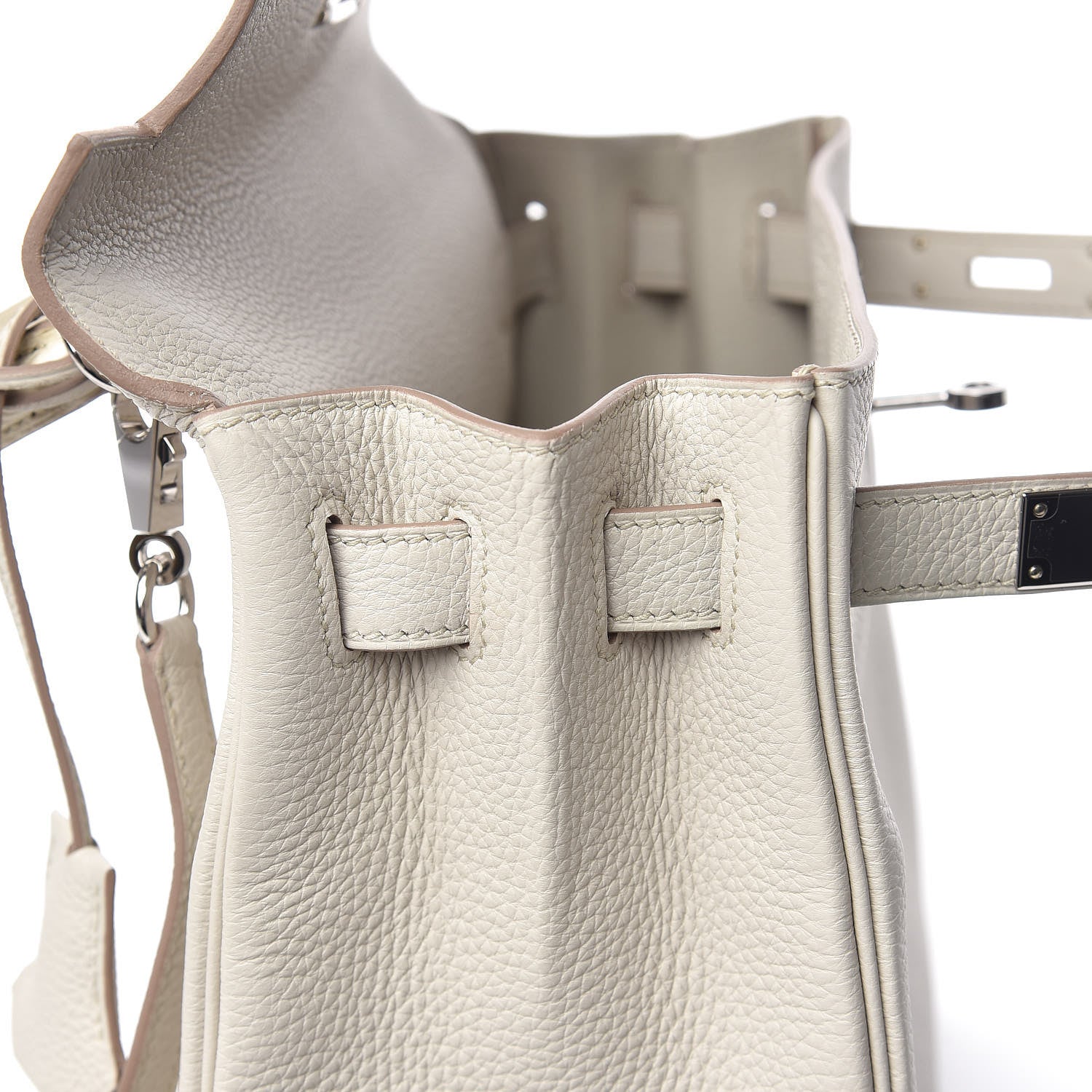 Hermes Matte Alligator Togo Kelly Retourne 28 Beton 33 of 41