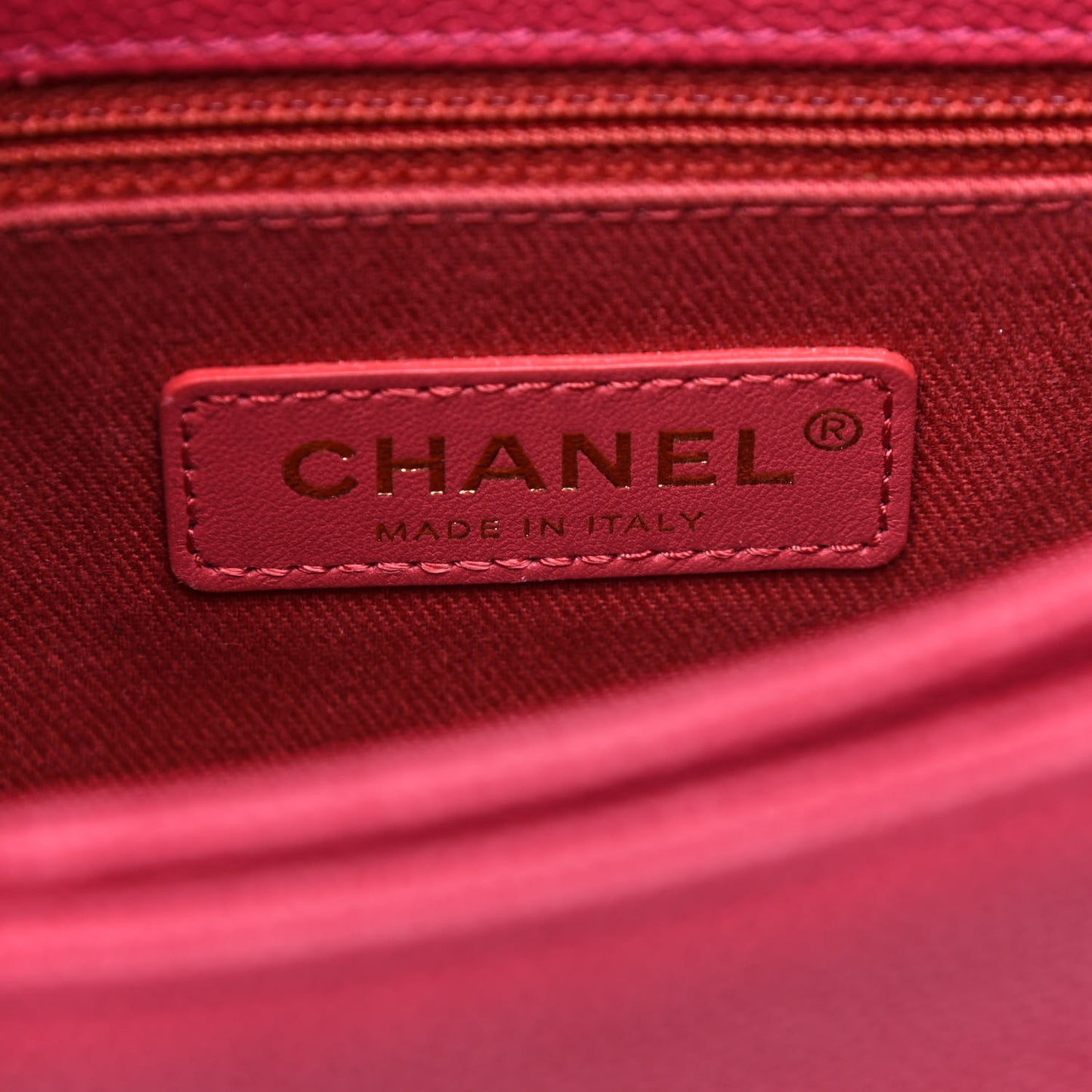 Grained Calfskin Quilted Small Cuba Top Handle Flap Pink