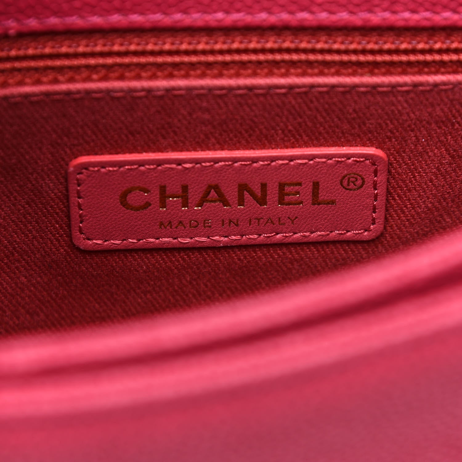 Chanel Grained Calfskin Quilted Small Cuba Top Handle Flap Pink 10 of 15