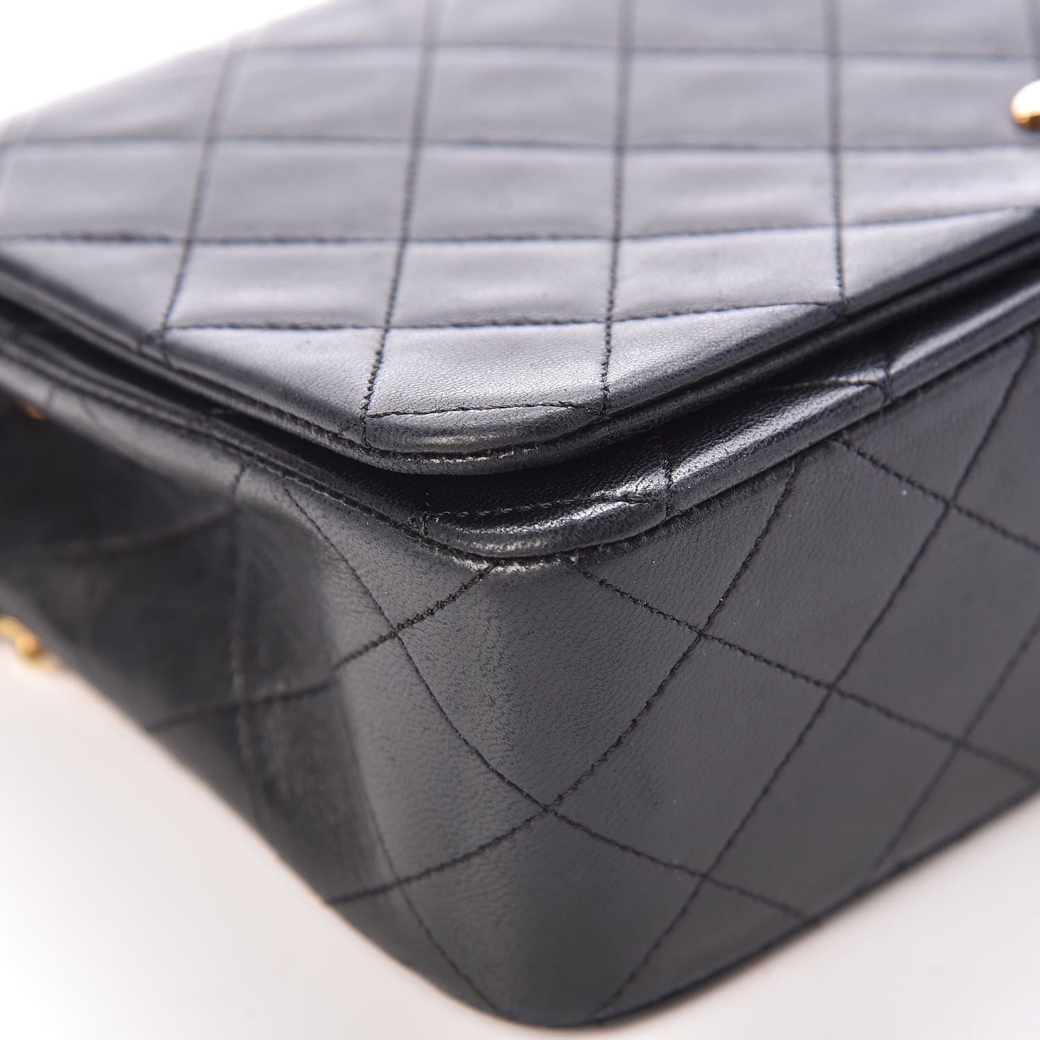 Chanel Lambskin Quilted Small Single Flap Black 13 of 17