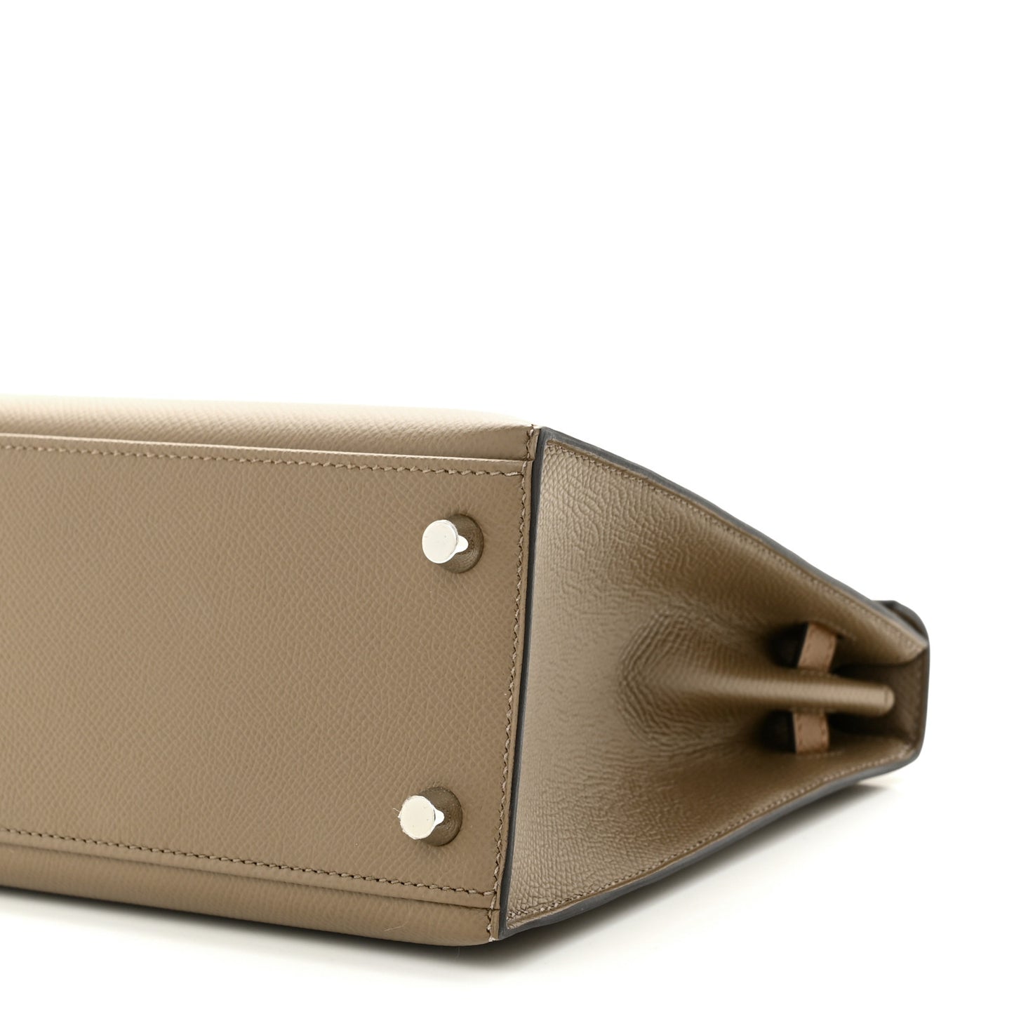 Epsom Verso Tri-Color Kelly Sellier 25 Etoupe Alezan Biscuit