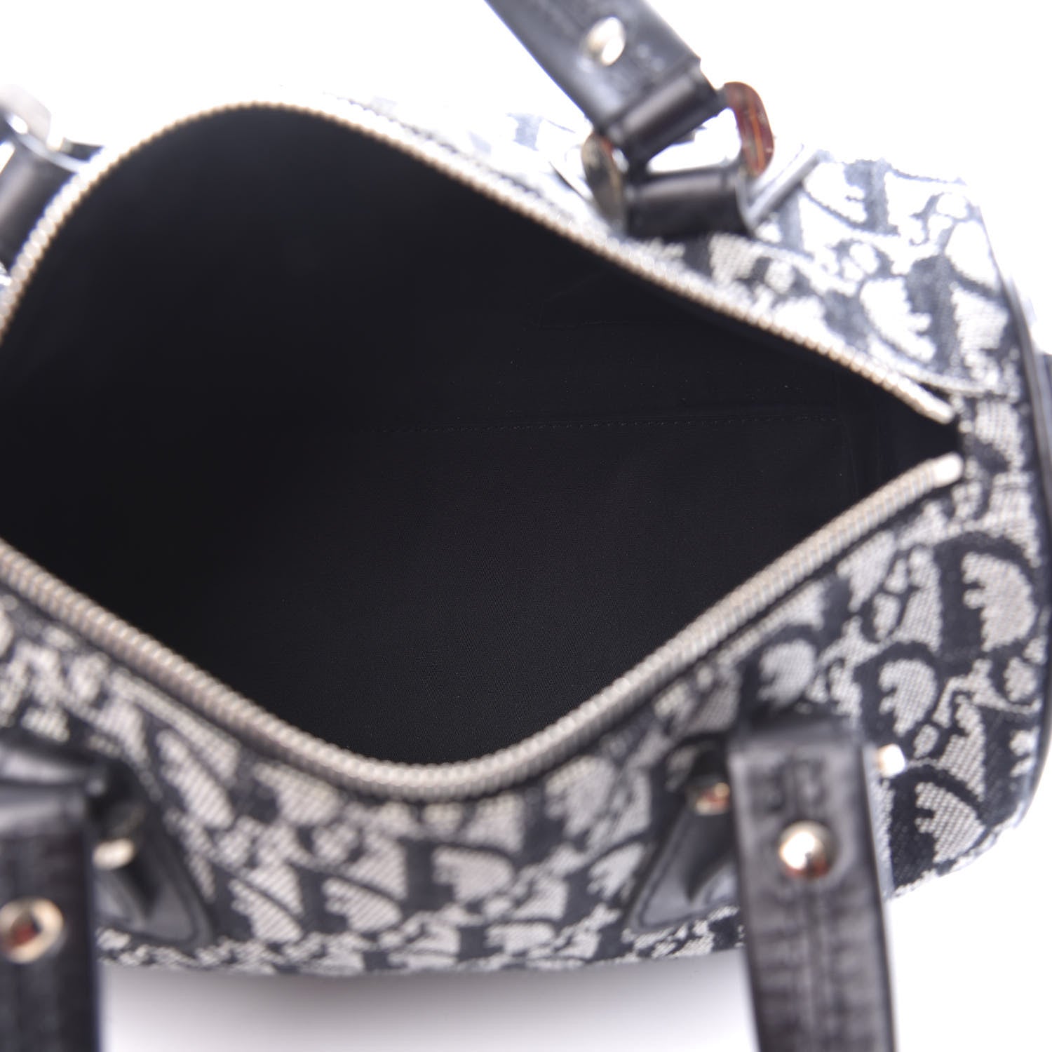 Christian Dior Monogram Boston Black 5 of 10