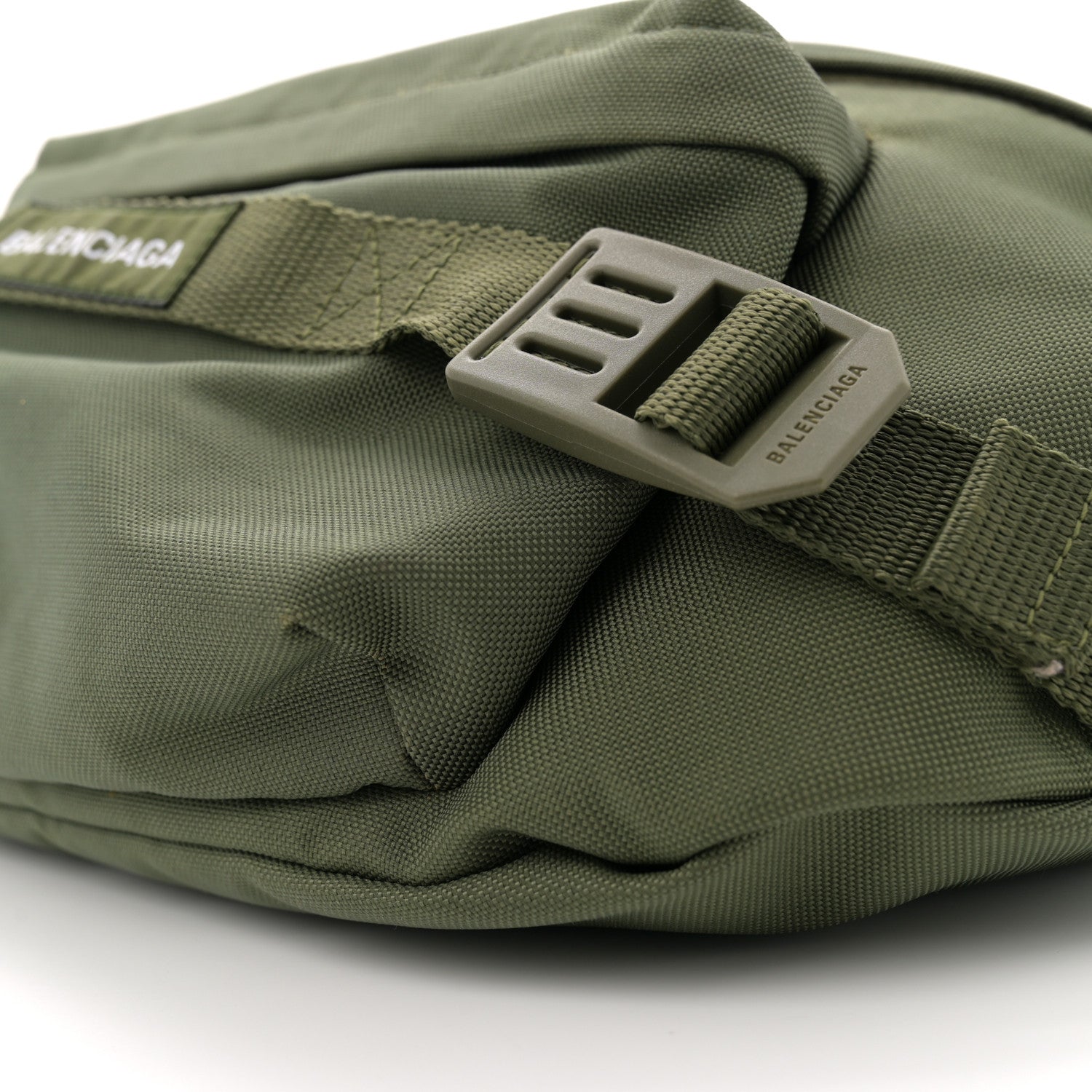 Balenciaga Recycled Casual Nylon Large Army Beltpack Dark Green 10 of 10