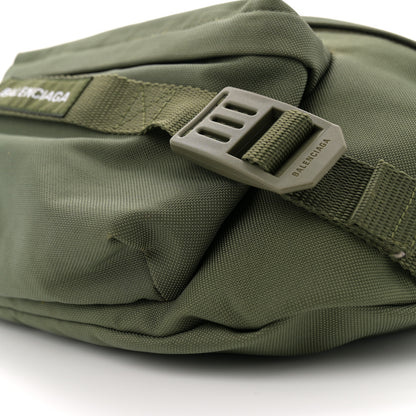 Balenciaga Recycled Casual Nylon Large Army Beltpack Dark Green 10 of 10