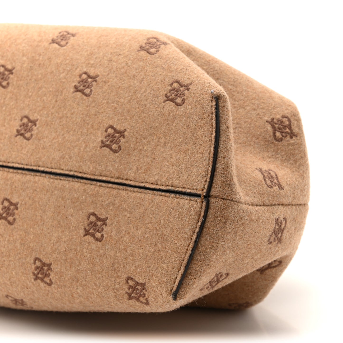 Flannel Karligraphy Embroidered Medium Fendi First Camel