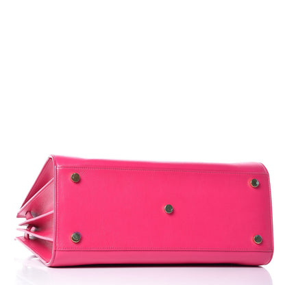 Saint Laurent Calfskin Small Sac De Jour Bubblegum 5 of 9