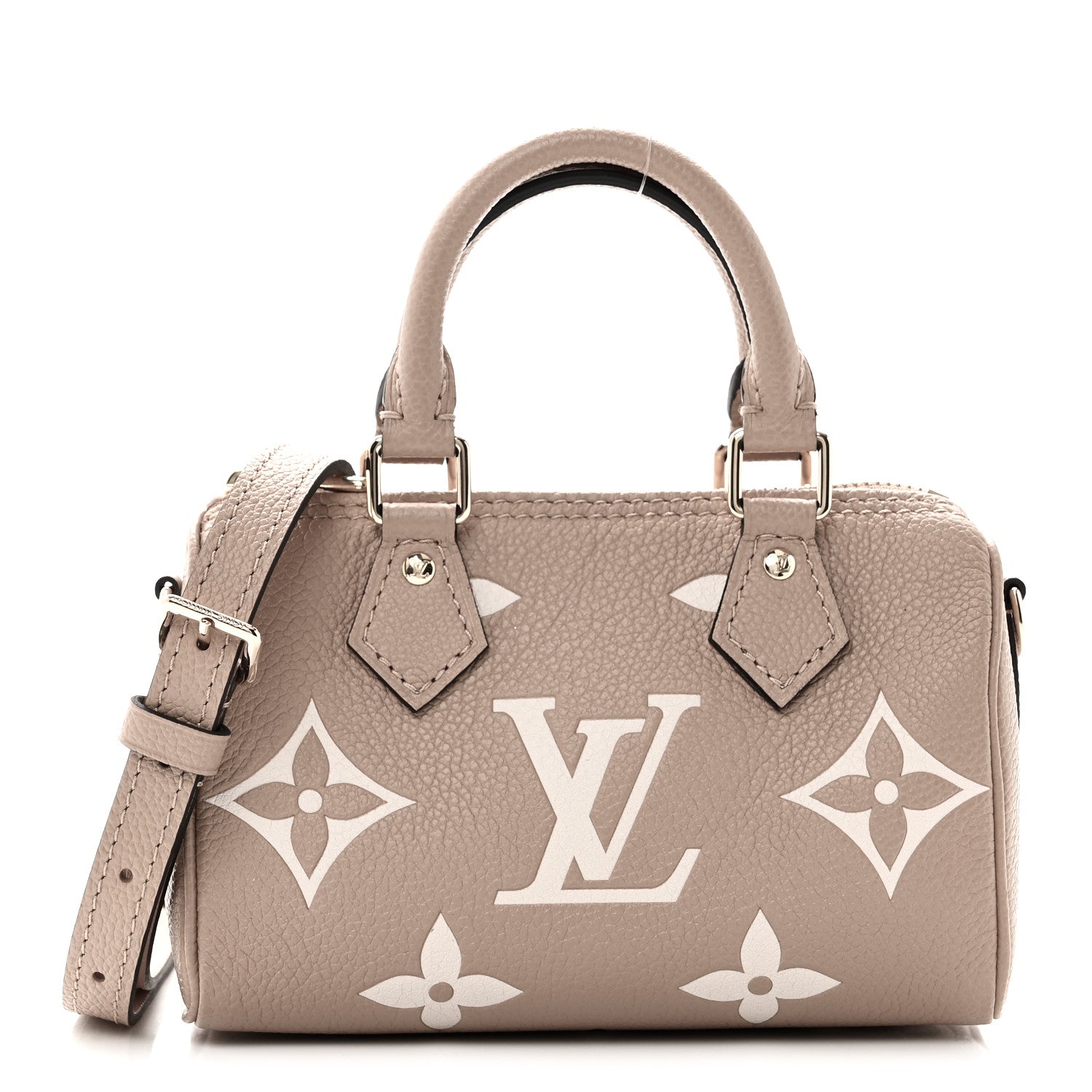 Louis Vuitton Empreinte Monogram Giant Nano Speedy Arizona Creme