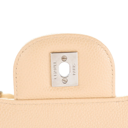 Chanel Caviar Quilted Jumbo Double Flap Beige Clair 6 of 8