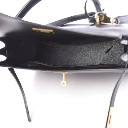 Hermes Box Kelly Sellier 32 Black 5 of 10