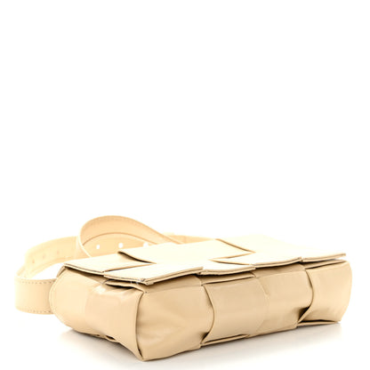 Bottega Veneta Paper Calfskin Intrecciato Cassette Belt Bag Porridge 4 of 11