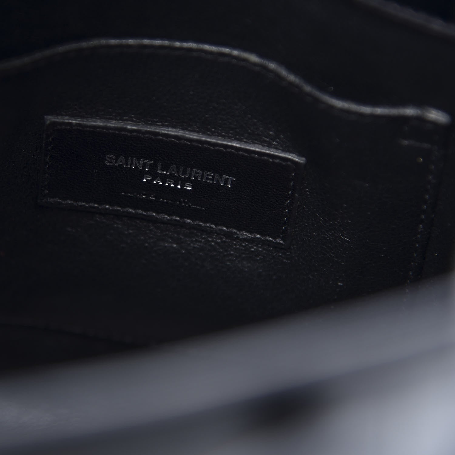 Saint Laurent Calfskin Crocodile Embossed Baby Sac De Jour Black 8 of 14