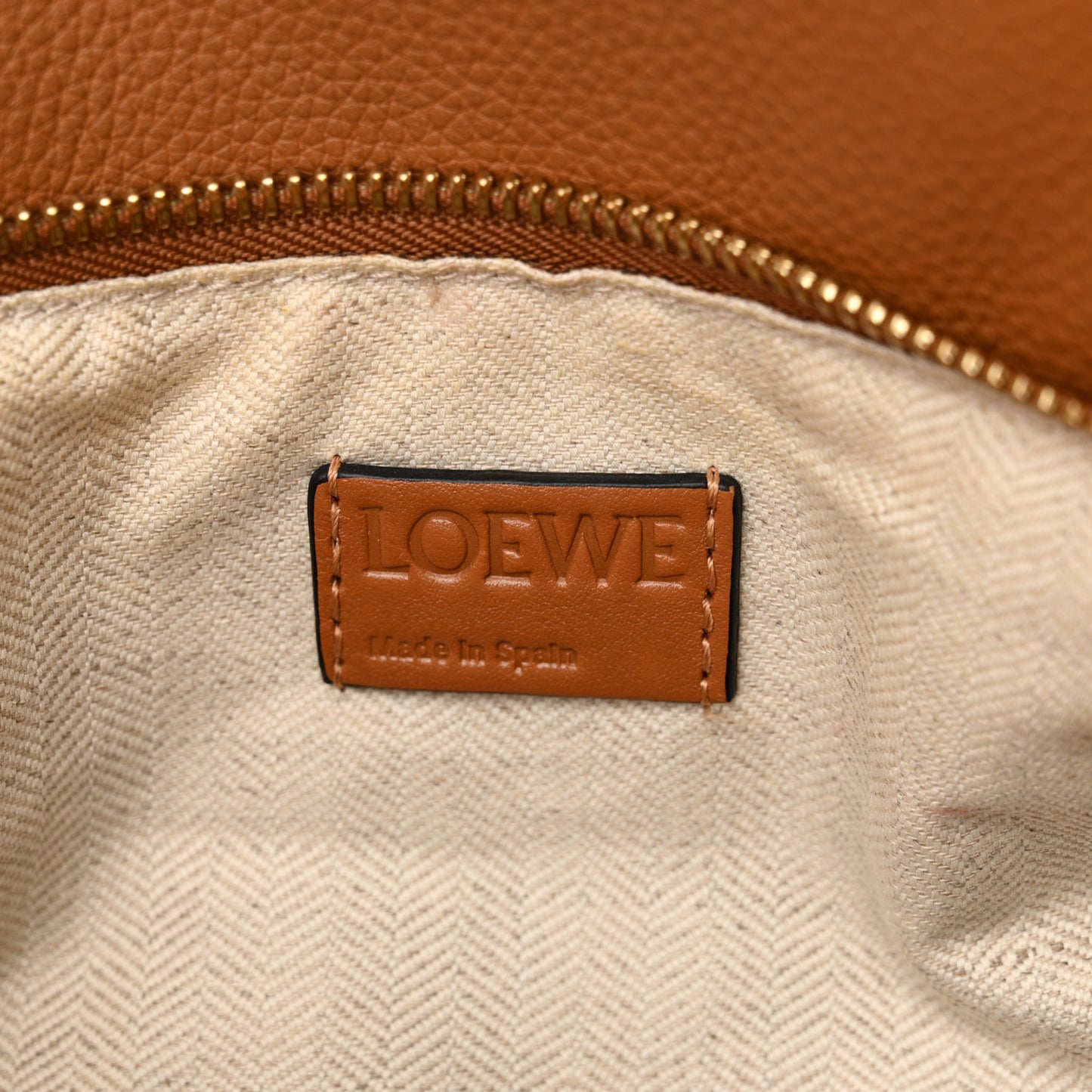 Calfskin Medium Puzzle Bag Light Caramel