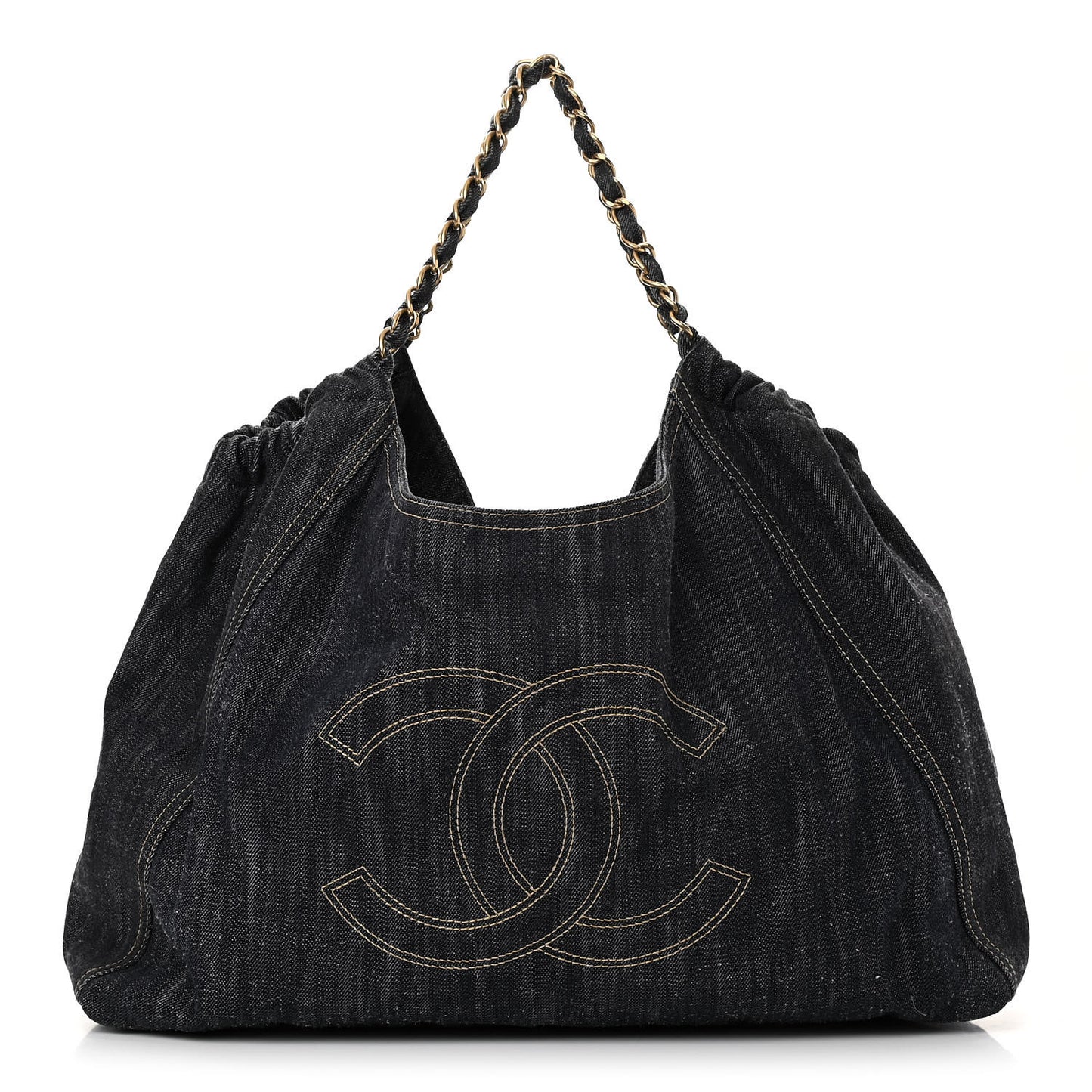 Denim XL Coco Cabas Tote Dark Blue
