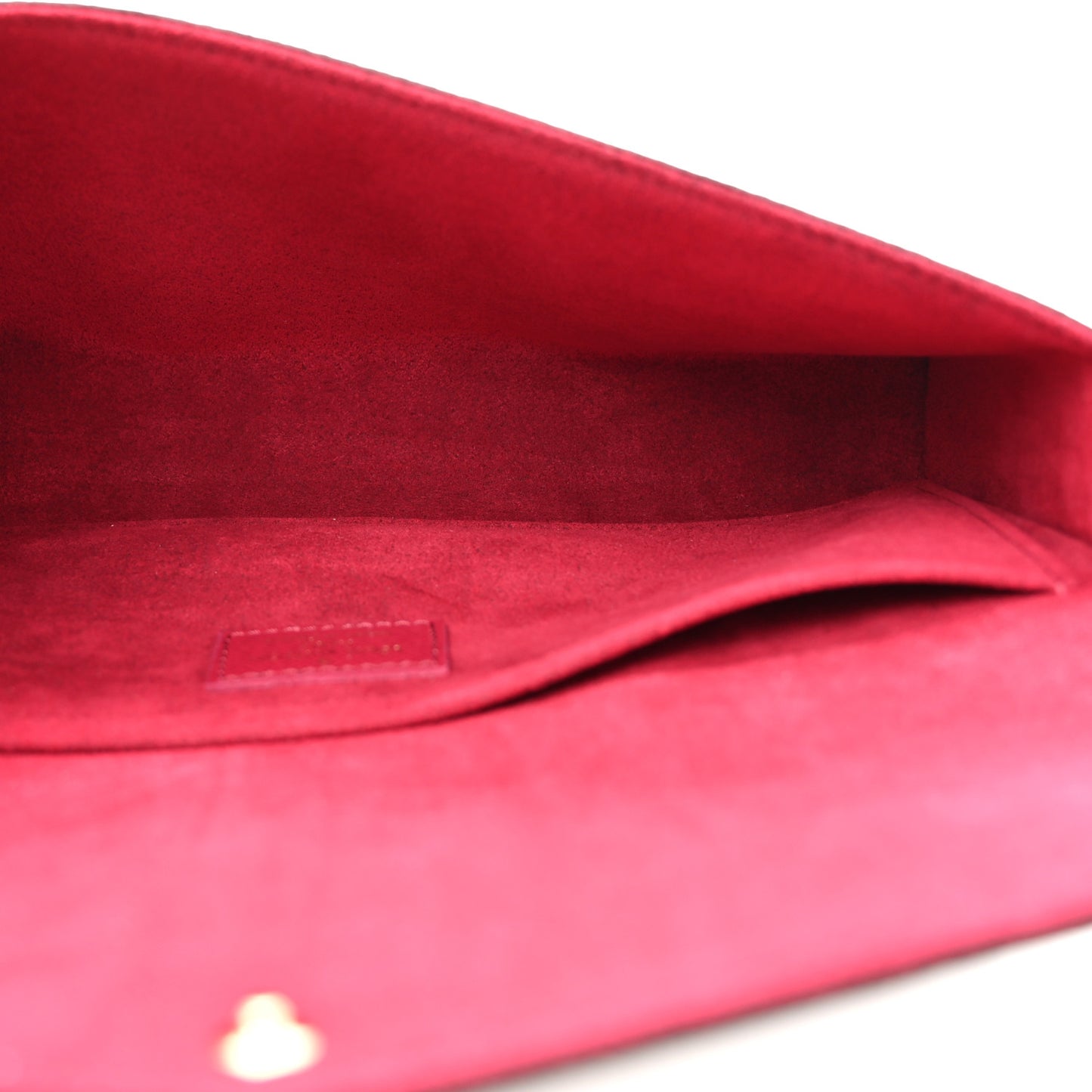 Monogram Pochette Felicie Chain Wallet Fuchsia