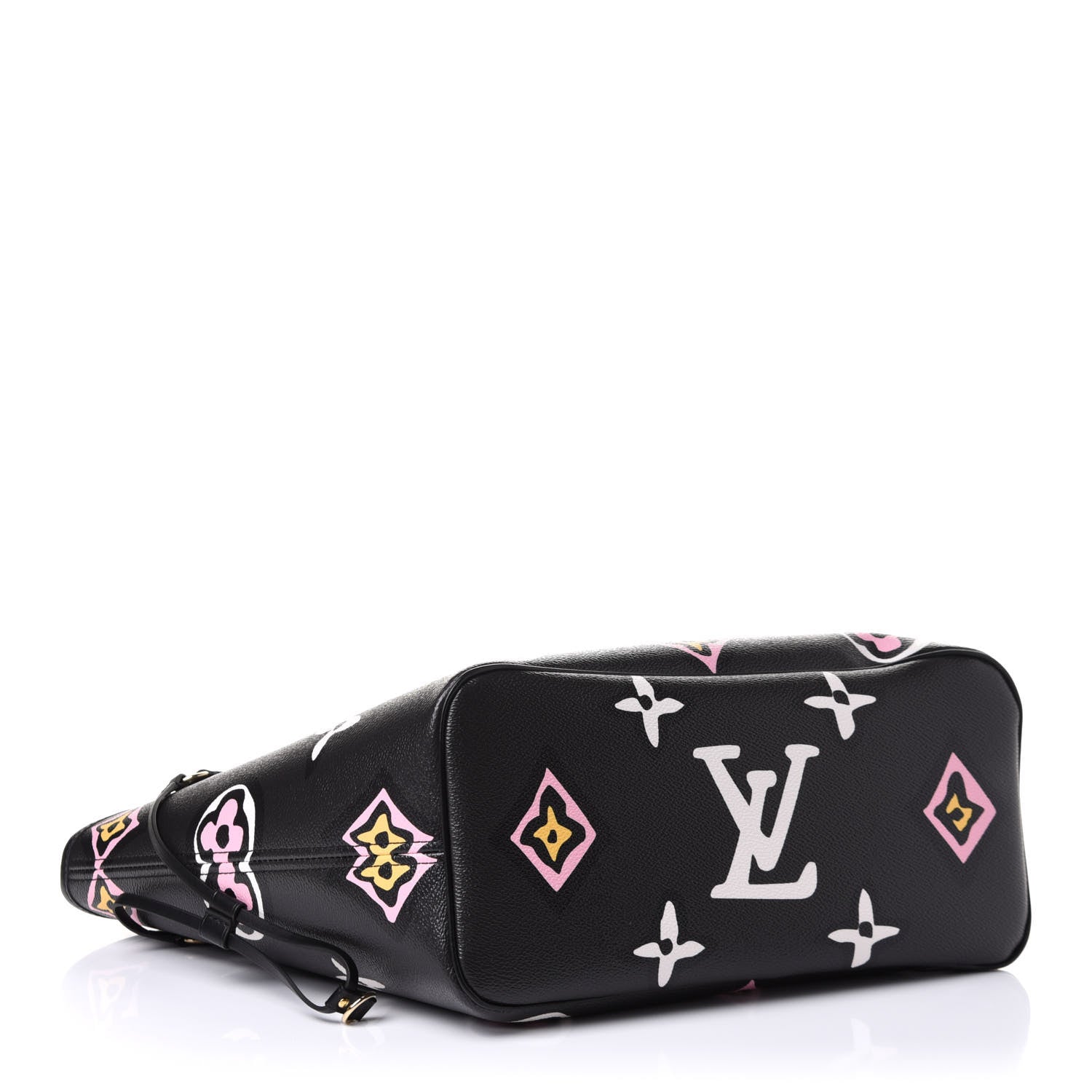 Louis Vuitton Monogram Giant Wild At Heart Neverfull MM Black 4 of 9
