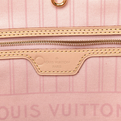 Louis Vuitton Damier Azur Neo Neverfull MM Rose Ballerine 6 of 11