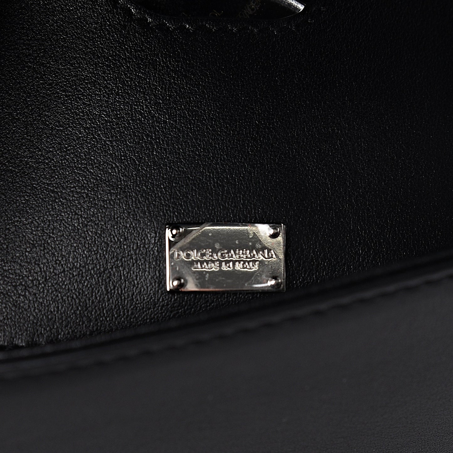 Calfskin Lucia Satchel Black