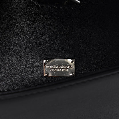 Dolce & Gabbana Calfskin Lucia Satchel Black 6 of 10
