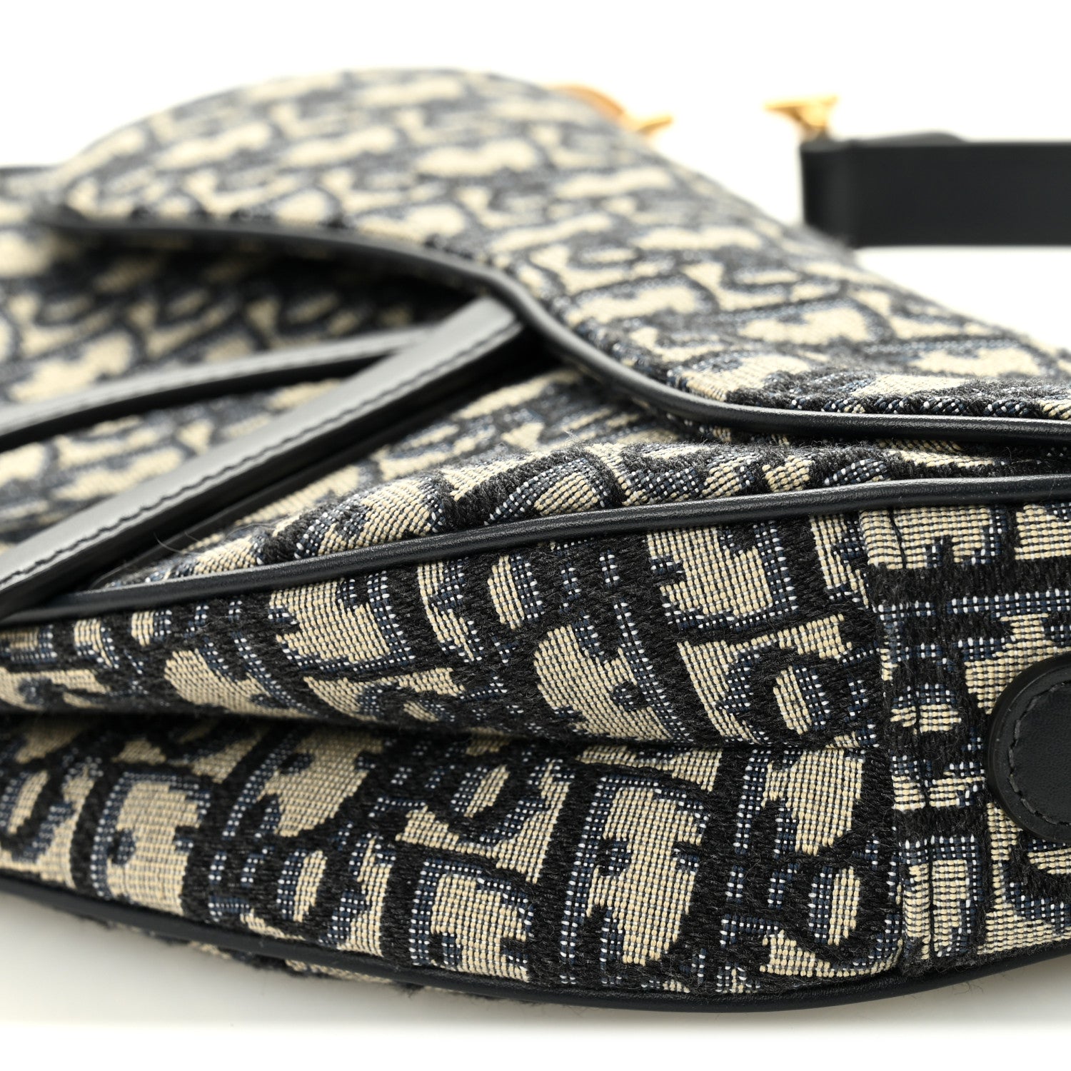 Christian Dior Oblique Saddle Bag Blue 10 of 10
