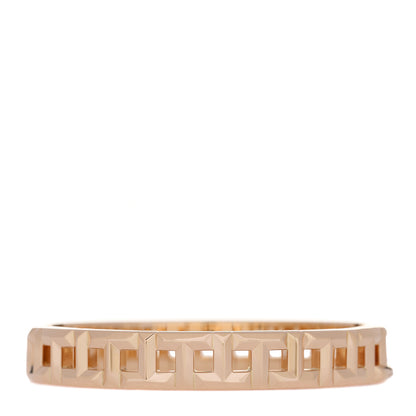 Tiffany 18K Rose Gold Wide T True Hinged Bangle Bracelet 3 of 6